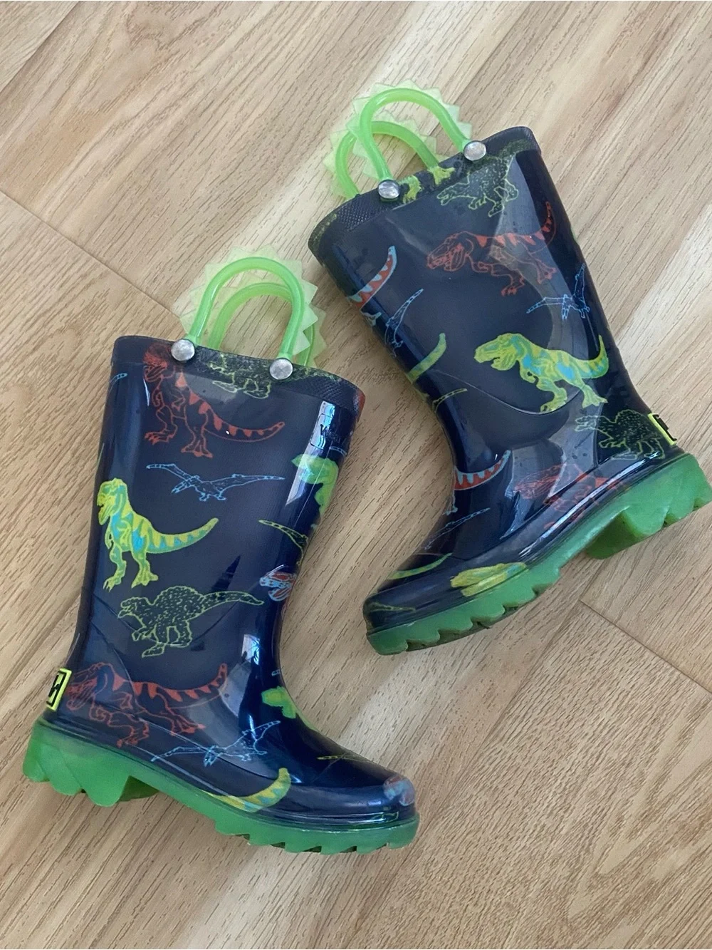 Western Chief Dino Light Up Rain Boots